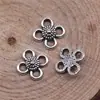 8x 8mm 0.4g multicolor retro DIY aleación accesorios conector conector de flor
