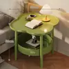 Mesita de noche, Estante de almacenamiento para mesita de noche en casa, Mesa lateral para sofá en la sala de estar, Mesa de café pequeña simple, Gabinete de mesita de noche en el dormitorio, Mesa mini