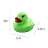 Pato de Cílios Não. 8 Patos Infantis Brinquedo Aquático Pato Amarelo Borracha Macia Pato que Faz Barulho Brinquedo de Banho para Bebê