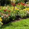 Nuevo producto transfronterizo: Manualidades Creativas de Hierro para Jardín y Patio, con Pájaros Oxidados Insertados en Flores