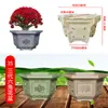 Novo Molde de Vaso de Flor Hexagonal, Molde Espessado de Cimento Concreto para Bonsai DIY