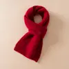 Novo Cachecol de Caxemira Feminino de Inverno, Protetor de Pescoço, Envoltório de Pescoço Versátil, Cachecol de Tricô de Caxemira de Outono de Uso Duplo Atacado