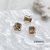 Adornos de Diamante para Uñas Broca K9 Lote Cristal Brillante Color Champaña Corazón Torcido Gota de Agua Placa Brillante Adornos de Diamante para Uñas