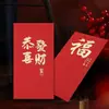 Envelopes Vermelhos Personalizados de Ano Novo para Empresas, Pacotes Vermelhos de Casamento, Sacos de Envelopes Vermelhos para o Festival da Primavera, Design Gratuito e Impressão de Logo