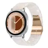 Adecuado para Correa de Reloj Samsung Watch8, Pulsera de Resina de Tres Perlas a la Moda, Hebilla Plegable de Acero con Doble Botón, Correa de Reloj Samsung Watch9