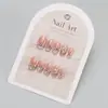 Unhas de Primavera e Verão Senso Avançado Livro Vermelho Pequeno Explosões Adesivo de Unha Amor Strass Spice Girl Usar Adesivo de Unha Postiça