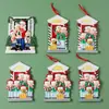 Decoraciones Navideñas Personalizadas Colgantes Navideños DIY Escena de Nieve Creativa Papá Noel Escritorio Resina Adornos Pequeños Colgante