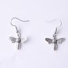 Pendientes Colgantes de Insectos Retro de Plata de Venta Caliente Transfronteriza Moda Mujer Alto Sentido Cigarra Joyería Creativa Joyería para la Oreja