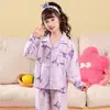 Cardigan Nuevo Primavera y Otoño 2025 Algodón Nube Pijama Infantil para Niños y Niñas Dibujos Animados Manga Larga Conjunto de Ropa para Casa