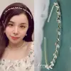 Livro Vermelho Pequeno Pedra Olho de Gato Strass Liga Estilo Coreano Pérola Fina Faixa de Cabelo Moda Faixa de Cabelo para Lavar o Rosto Presilha de Cabelo Acessórios de Cabelo Transfronteiriços