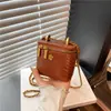 Mini Bolso de Mujer 2025 Nueva Moda Estampado de Serpiente Transfronterizo Nicho Más Fácil de Combinar Retro Bolso Pequeño Bolso Cruzado Caja para Mujer