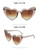 Nuevas gafas de sol Love Party, tendencia transfronteriza, gafas de sol de moda con forma de corazón, gafas de sol con sonido tembloroso con venta al por mayor