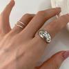 Alfabeto Coreano Anillo Inglés para Mujer ins Diseño Nicho Personalizado Lujo Ligero Sentido Avanzado Dedo Índice 2022 Nueva Moda