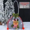 Decorações de Natal Sacola de Maçã Embalagem Criativa de Véspera de Natal Boneco Cartoon Sacola de Doces Presente para Crianças Sacola de Presente