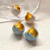 Pendientes de Aguja de Plata S925 con Nuevo Esmalte para Mujer Nicho Lujo Accesible Diseño Elegante Pendientes de Gama Alta Hebillas de Oreja al por Mayor