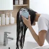 Cepillo Masajeador para Champú para Adultos, Cepillo Limpiador del Cuero Cabelludo para Champú, Cepillo Masajeador, Rascador de Cabeza Anti-Picazón, Peine para Champú para Mujeres con Cabello Largo