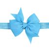 Nuevo Popular Infantil Multicolor Grande Cola de Golondrina Nudo Hexagonal Lazo Accesorios para el Cabello Diadema Bebé Color Sólido Simple Diadema para Bebé