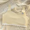 Roupa íntima feminina Estudante Ensino Fundamental Período de Desenvolvimento Camiseta Regata Feminina Esportiva À Prova de Choque Estudante do Ensino Médio Adolescente Roupa íntima Sutiã