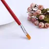 Conjunto de Pincéis 12 Peças Combinação Cabo Vermelho Cerdas de Nylon Pincéis para Pintura a Óleo Pincéis para Pintura Colorida Gouche Acrílico Pincéis para Pintura Artística