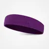 Faixa de cabeça esportiva, faixa de cabeça absorvente de suor para corrida, faixa de cabelo para yoga ao ar livre, lenço de cabeça de cor sólida anti-suor, faixa elástica para fitness que absorve o suor