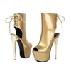 Sandalias europeas y americanas para mujer con cremallera lateral y tacón fino, sandalias de verano para mujer con punta abierta, plataforma impermeable, tacones ultraltos, sandalias transfronterizas para mujer