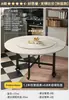 Mesa Plegable Mesa de Comedor Redonda para el Hogar Mesa de Comedor para Apartamento Pequeño Mesa Redonda Grande Desmontable Simple para Alquiler Restaurante