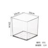 Jarrón Transparente de Plástico, Cubo para Flores Imitación Cristal de Alta Transparencia, Cubo para Flores de Floristería, Contenedor Hidropónico para Plantas de Cultivo en Agua Grande