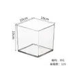 RecompraJarrón de Plástico Transparente, Cubo para Flores Tipo Vidrio de Alta Transparencia, Cubo Duradero para Floristería, Contenedor Hidropónico