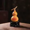 Um Ornamento Artesanal de Cabaça Natural para Dropshipping, uma Peça Criativa de Mão Simbolizando Múltiplos Tesouros e Bênçãos, um Ornamento Auspicioso de Sorte e Prosperidade para o Hall de Entrada