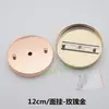 Placa de techo hierro forjado borde recto disco portalámparas chasis de 12 cm restaurante candelabro lámpara de pared accesorios de iluminación