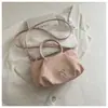 Bolso de nube plisado para mujer, nuevo modelo de verano 2026, bolso de mano de cuero suave rosa, bolso de hombro y cruzado, bolso girly para el día a día