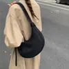 Bolso de Media Luna Retro Transfronterizo para Mujer de Gran Capacidad Estilo Hobo Bolso de Hombro de Moda Casual Bolso de Felpa de Gamuza para Mujer Venta al por Mayor de Fábrica