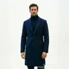 Nuevo Abrigo Largo de Lana para Hombre 2026, Moderno, Acolchado, Engrosado, Hasta la Rodilla, Abrigo de Lana Cálido, Abrigo de Hombre