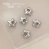Cor Cobre Preservação de Cor Flores Frescas Coração Estrelas Recorte Pingente Contas Espaçadoras Pingente Acessórios DIY Acessórios para Colar Feito à Mão
