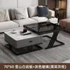 Mesa de centro de ardósia, luxo leve para sala de estar, uso doméstico, mesa moderna de ardósia e vidro, mesa de centro pequena simples moderna para espaços pequenos