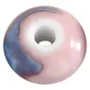 Jingdezhen Joyería Accesorios Cerámica de Alta Temperatura Cuentas Espaciadoras Pulsera Accesorios Cuentas Pequeñas de Platillo Volador Cuentas Sueltas Pulsera Collar Material