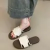 Sandalias de Moda para Mujer Chuyuji 2026 Verano Nuevo Versión Coreana Retro Minimalista Versátiles Casuales Zapatos de Punta Abierta