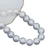 Collar de Perlas de Concha de Aguas Profundas para Mujer, Multicolor, Collar Redondo de Perlas de Concha Imitación, Regalo de Lujo Ligero para Mamá o Novia, Suministro al por Mayor