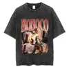 Camiseta Lavada Retro 33 Expacim 33 de Juego Claire Obscur para Hombres y Mujeres Casual Algodón Oversize de Alta Calidad
