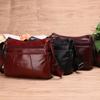 Bolsa Feminina Transversal de Couro Genuíno Transfronteiriça Bolsa Transversal de Couro de Vaca Bolsa Transversal Feminina Bolsa de Ombro Bolsa Feminina Bolsa para Idade Média Bolsa de Ombro para Mãe