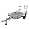 Remolque para Cuatrimoto Atv Utv Remolque para Motocicleta Todoterreno Exportación Remolque de Plataforma Galvanizado por Inmersión Fábrica de Personalización Profesional