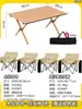 Mesa Plegable para Exterior Juego Portátil de Mesa y Sillas para Camping Picnic Una Mesa Cuatro Sillas Mesa Enrollable Equipo Juego Completo