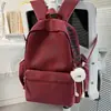 Mochila Casual Grande com Estampa de Letras Novo Estilo 2026 para Alunos do Ensino Fundamental e Médio