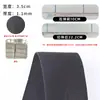 Venta al por mayor del fabricante Accesorios de Banda Elástica con Borde de Gancho Blanco y Negro Banda Elástica Plana Ancha Lisa 2.5cm Banda Elástica de Ganchillo Ignífuga
