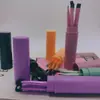 Venda Direta da Fábrica Cabo de Madeira Pincel para Olhos Conjunto de Pincéis de Maquiagem Pelo Animal Pincel para Lábios Pincel para Sombra Ferramentas de Beleza Pelo de Cavalo