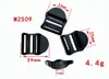 Mercadorias de fábrica fivela de olho fivela trapezoidal curva ajuste de alça de mochila fivela de quatro barras fivela de escada plana fivela de ajuste de plástico