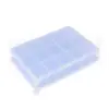 Caja de Hielo de Silicona Molde para Cubitos de Hielo Comercial y Doméstico con Tapa Cubitos de Hielo Grandes Molde de Silicona de Grado Alimenticio para Cubitos de Hielo