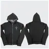 Sudadera con capucha unisex de marca de moda callejera americana Y2K, reversible, chaqueta con estampado de leopardo, top estilo gótico cruzado