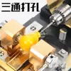 Taladro Eléctrico Pequeño para Perlas, Perlas, Jade y Ámbar, Adecuado para Uso Doméstico, Hecho de Acero Inoxidable