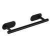 Toallero de acero inoxidable sin perforaciones transfronterizo, barra para toallas de baño, cocina, barra sencilla, toallero para inodoro